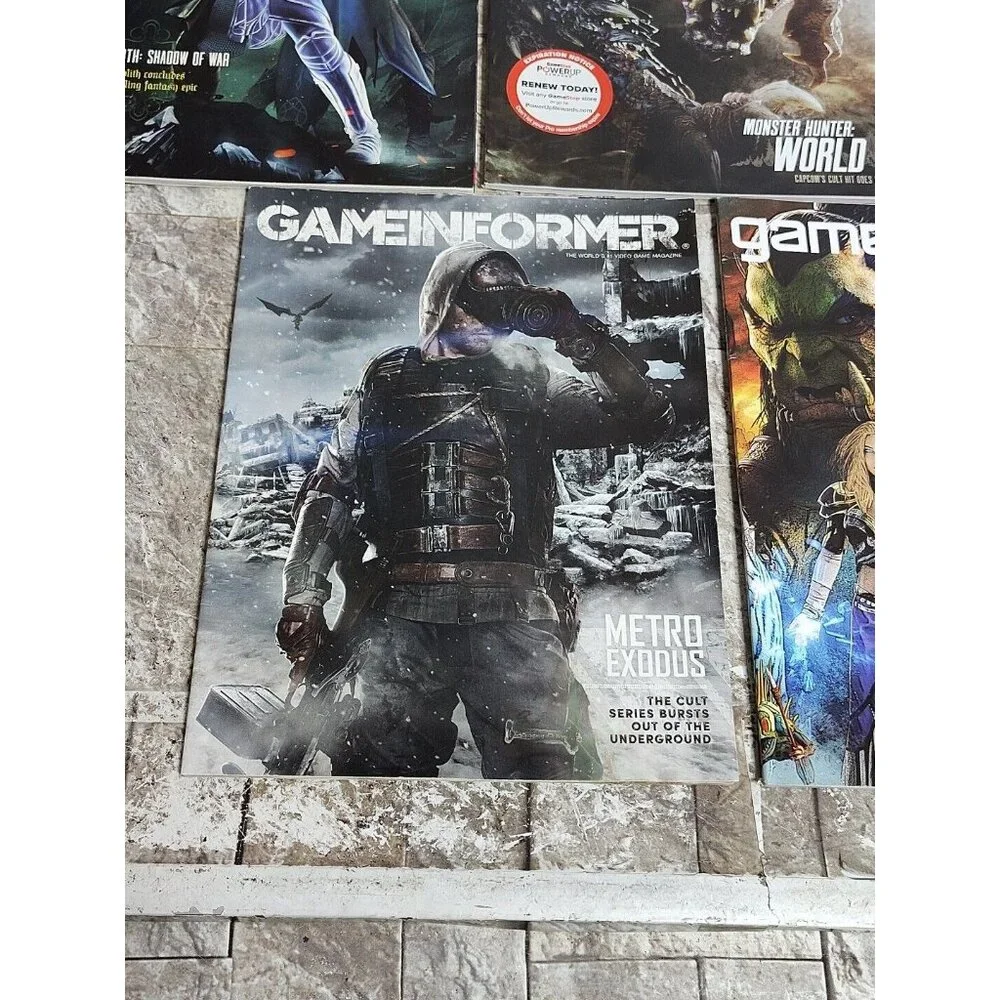 Lot Of 5 Game Informer Magazine Issues 294, 296, 298, 299, 300